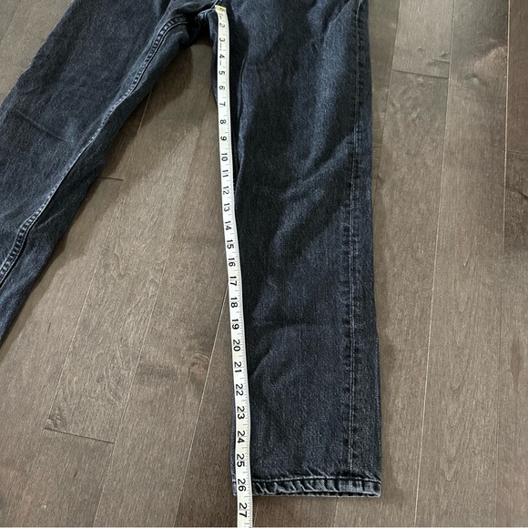 Everlane‎ The 90's Cheeky Jean Black Classic Button Fly 25 Ankle - Picture 5 of 8